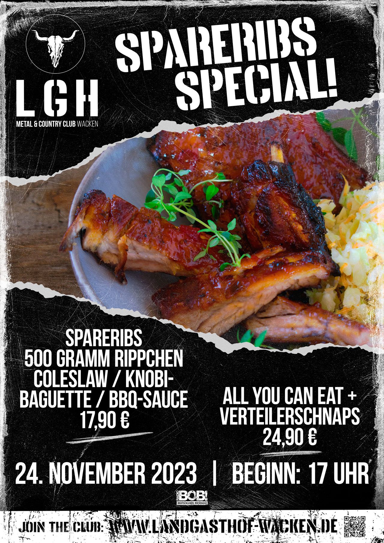 Sparerribs Special – 24.11.2023