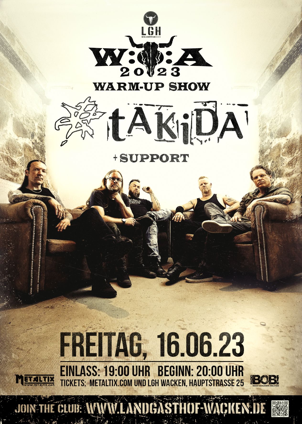 tAKiDA live | W:O:A Warm-Up Show | 16.06.2023